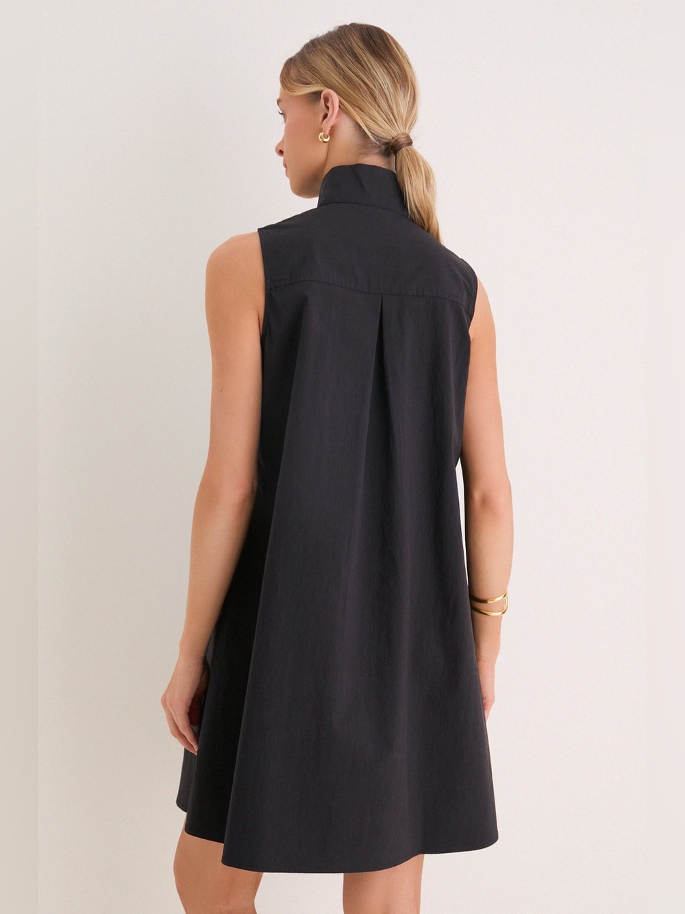 Tuckernuck Black Sleeveless Charlie Shirt Dress Small - Picture 3 of 8